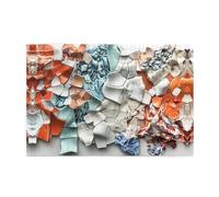 Puzzle in legno da 1000 pezzi WZYWHJ Ceramic Pixel Frammenti Stampe per adulti e bambini, perfetto per divertimento in famiglia, antistress