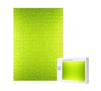 Puzzle in legno da 300 pezzi con sfondo astratto moderno verde lime per il divertimento di tutta la famiglia.