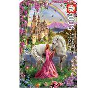 Puzzle In Legno Da 500 Pezzi Con Fate E Unicorni