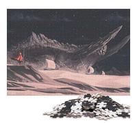 Puzzle in legno da 500 pezzi per adulti, caccia al deserto, puzzle quadrato Valky per bambini, giochi per famiglie, regali di Natale, 500 pezzi (52x38 cm)