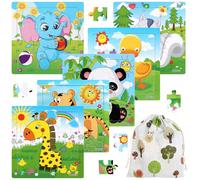Puzzle in legno da 6 x 9 pezzi, per bambini, puzzle in legno, 3 4 5 6 anni, puzzle in legno, puzzle per bambini dai 3 anni in su, per ragazzi e ragazze