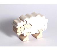 Puzzle in legno da inserimento Pecorella