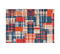 Puzzle in legno dal design patchwork a quadri con scatola portaoggetti, puzzle in legno ecologico per il tempo libero, sollievo dallo stress e decorazione, 300 pezzi