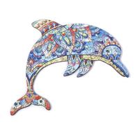 Puzzle in Legno Dam Electronics Delfino A5 Pezzi Multicolore
