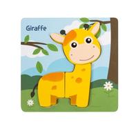 Puzzle in legno Dam Electronics Girafa 3 pezzi