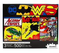 Puzzle In Legno DC Comics Da 500 Pezzi | Set Di 3