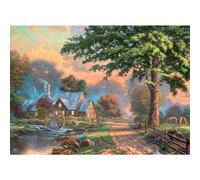 Puzzle in legno degli Studi Thomas Kinkade: Am Alten mühlenbach (1000