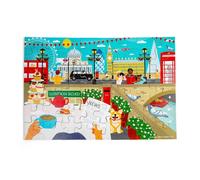Puzzle pavimento in legno Londra