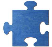 Puzzle in legno di fiordaliso laccato su entrambi i lati, 3-50 cm, in compensato di betulla da 3 mm, disponibile singolarmente o in set, dimensioni: 45 cm, confezione include: 1 pezzo