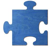 Puzzle in legno di fiordaliso laccato su entrambi i lati, 3-50 cm, in compensato di betulla da 3 mm, disponibile singolarmente o in set, dimensioni: 10 cm, confezione include: 1 pezzo
