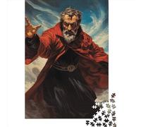 Puzzle in legno difficile da 1000 pezzi per adulti, leader di culto, regali per la vigilia di Natale, 1000 pezzi (38x26 cm)