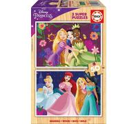Puzzle in legno DISNEY principesse 2×50 pezzi