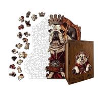Puzzle in legno,Divertente tappetino per mouse per cani - Giochi di puzzle di forma difficile,Per adulti donne uomini festa di compleanno casa viaggio ufficio camera da sala giochi