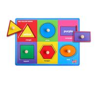 Puzzle in legno Fun Factory di alta qualità con manopole Giocattolo di attività