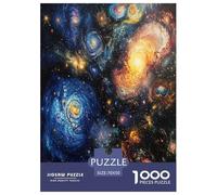 Puzzle in Legno Galassia Cosmicoa Artee Stampa Di Qualit Genitore-Figlio Attivit Universo Di Artework 1000 Pezzi Artee Regalo Per Amore E Amico 70x50cm/1000pcs