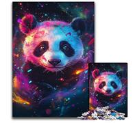 Puzzle in legno Galaxy Panda da 1000 pezzi per adulti, per amanti dei viaggi e coppie, giocattolo stimolante, 50x75CM/19,68x29,52 pollici