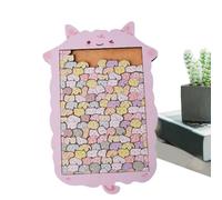 Puzzle In Legno - Giocattoli Educativi A Forma Di Gatto,Puzzle Animali In Legno Stimolanti,Per Bambini Viaggio Sala Giochi Soggiorno Camera Da Letto Tavolo Cucina Ufficio Vacanza Compleanno