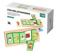 Puzzle in legno, giocattolo educativo interattivo, gioco di mentale, ideale per bambini, interni, aule, scuola, feste, apprendimento, divertimento, allenamento del cervello, casa