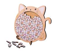 Puzzle in legno - giochi educativi interattivi per gatti e cani, divertenti giocattoli in legno, per ragazze, adulti, feste di classe, compleanni, Natale, festività, serate di famiglia