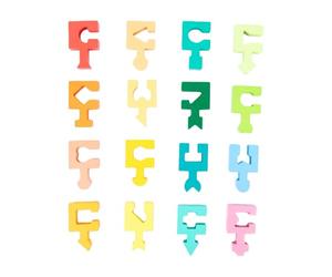 Puzzle in Legno - Gioco Educativo di Associazione Forme Geometriche | Puzzle Da 16 Pezzi,Bambini Di Età 4-6 Anni Per L'Apprendimento E Momenti Di Gioco In Casa, Scuola E Asilo Infantile