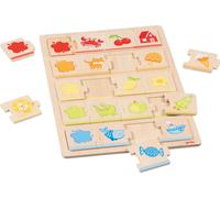 Puzzle in legno Goki Colori