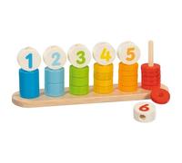 Puzzle in legno Goki Imparate a contare - Faccette
