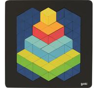 Puzzle in legno Goki piramide con effetto 3D