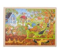 Puzzle in legno Goki - Vita in giardino 1 St