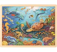 Puzzle in legno Grande Barriera Corallina 96 pezzi Goki