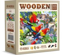 Puzzle in legno Isola dei pappagalli 505 pezzi WOODEN CITY