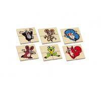 Puzzle in legno KRTEK 6 motivi di DETOA