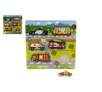 Puzzle in legno Le mie prime macchine