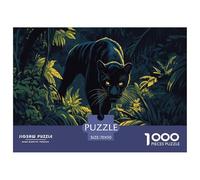 Puzzle in Legno Leopardo figo Artee Stampa Di Qualit Genitore-Figlio Attivit Animale Di Artework 1000 Pezzi Artee Regalo Per Amore E Amico 70x50cm/1000pcs