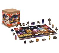 Puzzle in legno Londra Notturna 2 in 1, 150 pezzi