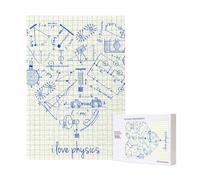 Puzzle in legno Love Physics da 300 pezzi per il divertimento di tutta la famiglia