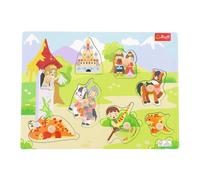 Puzzle in legno medio - castello, 8 pezzi
