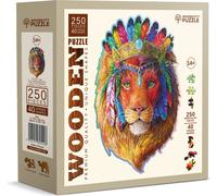Puzzle in legno misterioso leone 250 pezzi