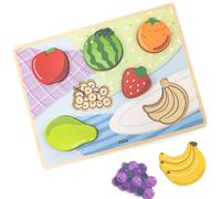Puzzle in legno Montessori VIGA a tema frutta