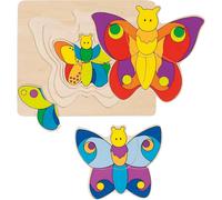 GoKi 57899 Puzzle Butterfly, Multicolor
