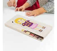 Puzzle in legno My Body, puzzle con parti del corpo umano, giocattolo scheletro