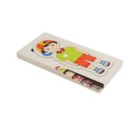 Puzzle in legno My Body Scheletro del corpo umano per aereo da treno