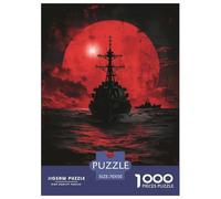 Puzzle in Legno Navi da guerra fighe Colore Stampa Di Qualit Giochi Rilassamento E Intelligence Veicoli Di Artework 1000 Pezzi Artee Per Adulti E Bambini 70x50cm/1000pcs