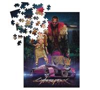 Puzzle In Legno Neokitsch Da 1000 Pezzi Cyberpunk 2077