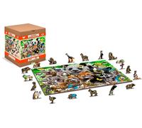 Puzzle in legno Paradiso degli orsi 2in1