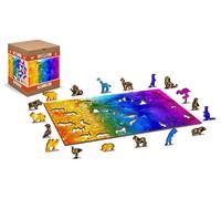 Puzzle in legno Paradiso degli uccelli 2 in 1