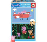 Puzzle in legno PEPPA PIG 2×16 pezzi