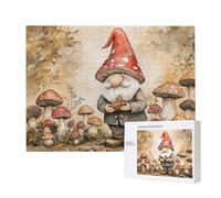 Puzzle in Legno per Adulti 1500 Pezzi | Fungo nano| Giocattoli Educativi | Puzzle Adulti E Famiglie Decor | Dimensione Di 87x57cm | Regalo Adultis | Regali Natale (Formato: 34.8x22.8in) o-525