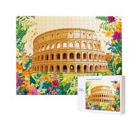 Puzzle in Legno per Adulti 3000 Pezzi | Coliseo di Roma| Giocattoli Educativi | Puzzle Adulti E Famiglie Decor | Dimensione Di 122x80cm | Regalo Adultis | Regali Natale (Formato: 48.8x32in) o-468