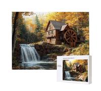 Puzzle in Legno per Adulti 3000 Pezzi | Foresta Carrozza d'acqua| Educativi | Puzzle Adulti E Famiglie Decor | Dimensione Di 122x80cm | Regalo Adultis | Regali Natale (Formato: 48.8x32in) o-669