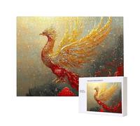 Puzzle in Legno per Adulti 500 Pezzi | Fenice| Giocattoli Educativi | Puzzle Adulti E Famiglie Decor | Dimensione Di 52x38cm | Regalo Adultis | Regali Natale (Formato: 20.8x14.8in) o-217
